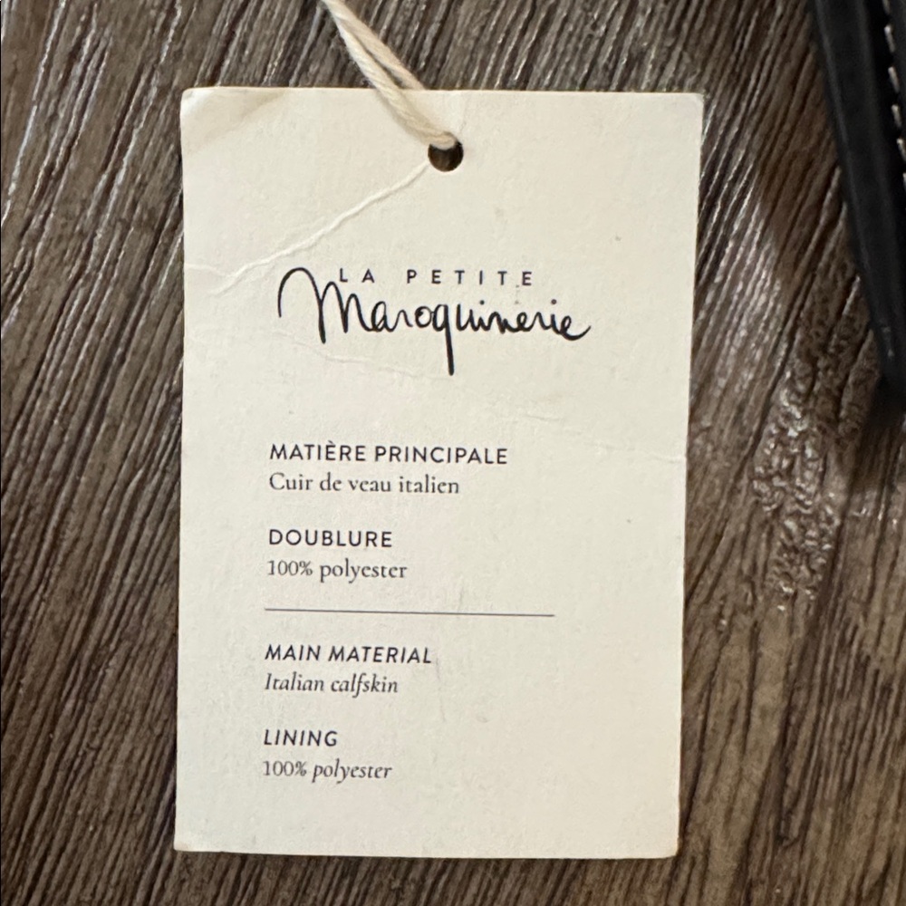 Polene Numéro Sept Crossbody Wallet BANDOULIERE NOIR LISSE - Picture 6 of 12
